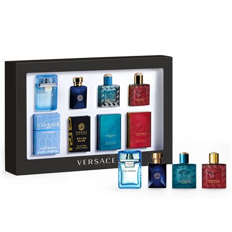 versace mini cologne set men|Versace men cologne gift set.